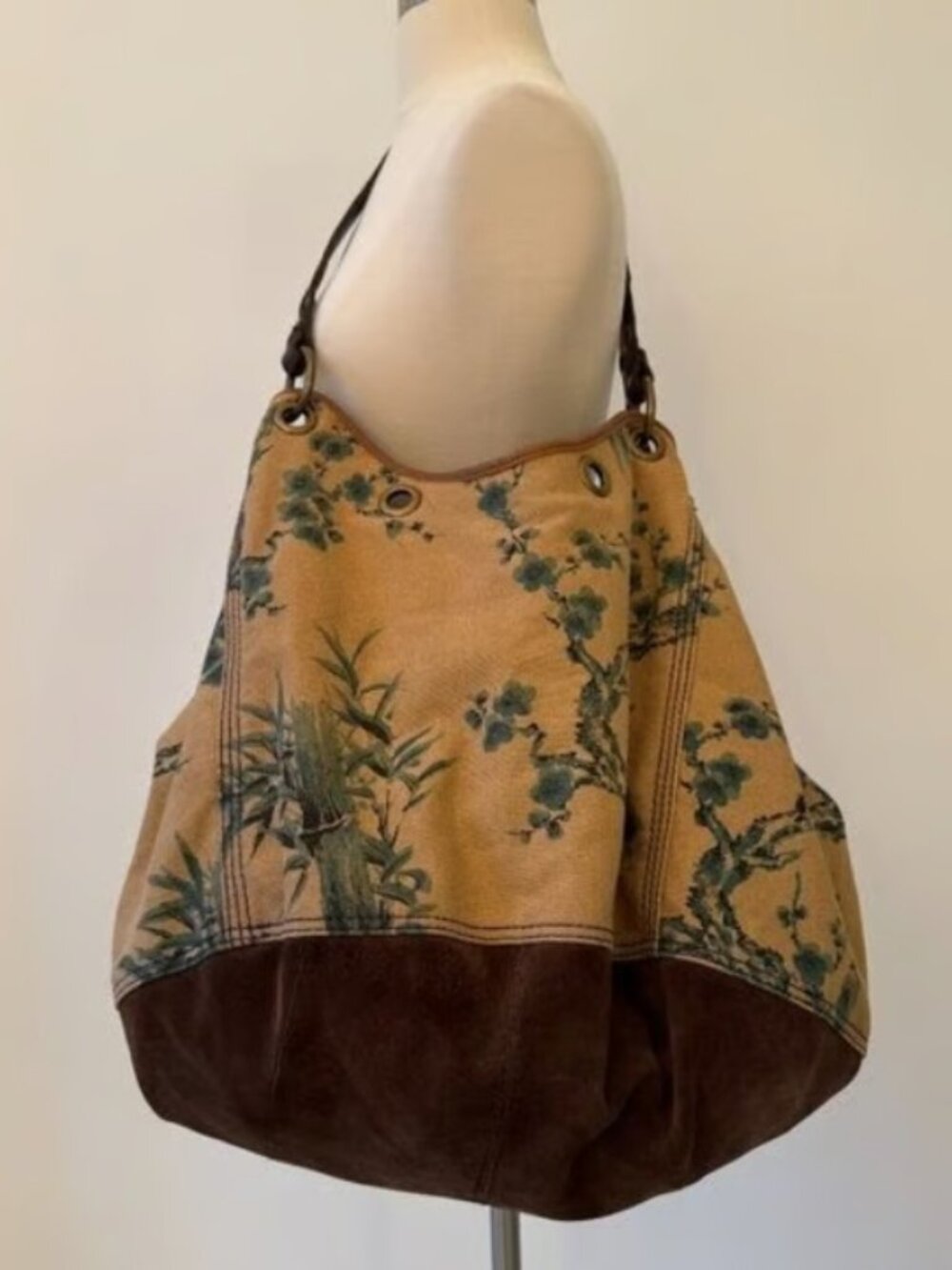 Vintage Lucky Brand Oversized Tote Bag